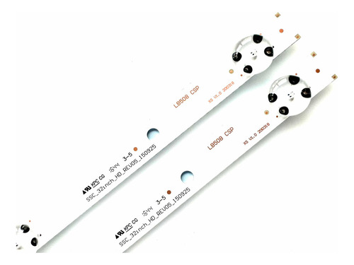 // Kit 2 Tiras Leds 32lh510b / 32lh510 Aluminio Reforzado