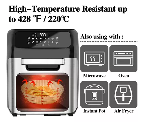 Papel Encerado Para Olla Freidora, Air Fryer X 100 GENERICO