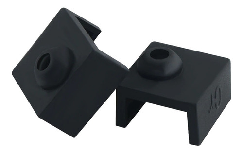 Imagem 2 de 6 de 5x Capa De Silicone Hotend Mk8 Creality Ender 3 - Preto
