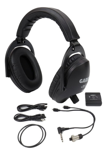 Auriculares Garrett, Detectores De Metales/negros/con Cable