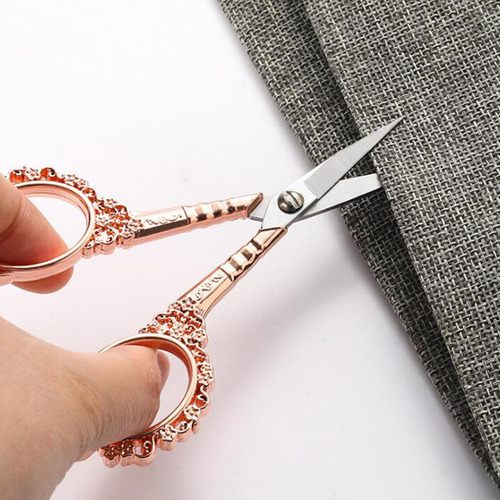 Herramientas De Costura De Bordado Vintage Tijeras Estuche