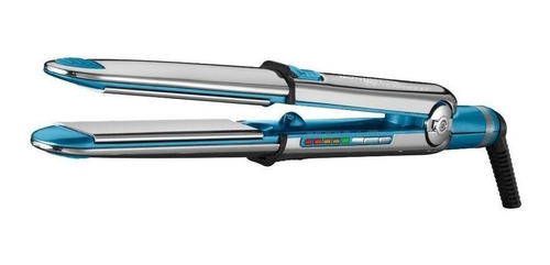 Imagen 1 de 4 de Plancha de cabello BaBylissPRO Nano Titanium Optima 3100 BABSS3100T plata y azul 220V