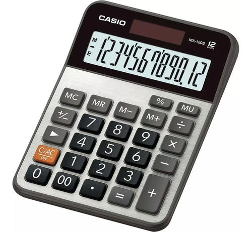 Calculadora De Mesa 12 Dígitos Mx-120b Cinza Casio