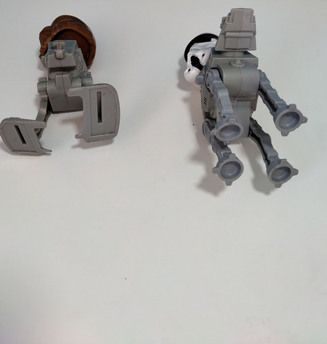 Set Muñecos Star Wars X 2 (storm Tropper Y Chewbacca)2008 (Usado)