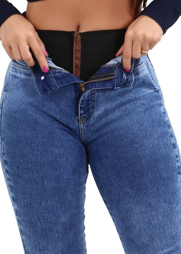 Kit 3 Calças Jeans Feminina Com Lycra Revenda Atacado Luxo 