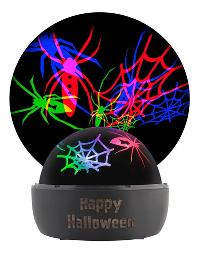 Proyector De Luces Imágenes De Halloween De Coloridas Arañas