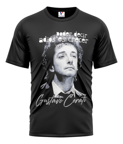 Playera Gustavo Cerati, Soda Stereo, 100% Algodón 06