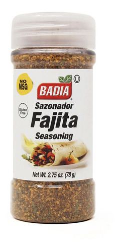 Sazón Para Fajita 78g - Fajita Seasoning Badia 