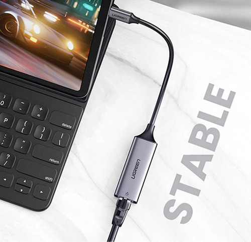 Adaptador Usb 3.1 Ethernet Usb-c Gigabit Rj45 Portable