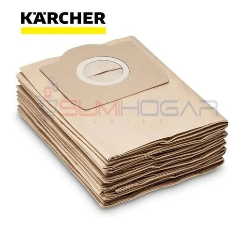 Set 5 Bolsas De Papel Aspiradora Karcher Wd3-se4001-nt 20