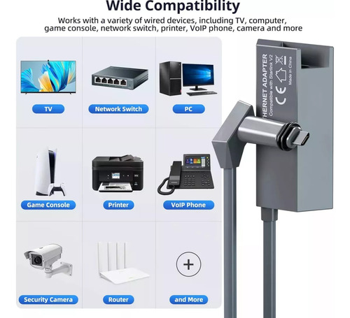 Adaptador Ethernet Starlink V2, Internet Por Satélite Gen 2