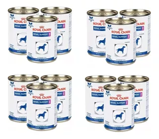 12 Latas Renal Suport Royal Canin Lata (e) 385 Gr