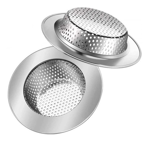 Coladera Tarja Fregadero Cocina Acero Inoxidable 2 Pzs