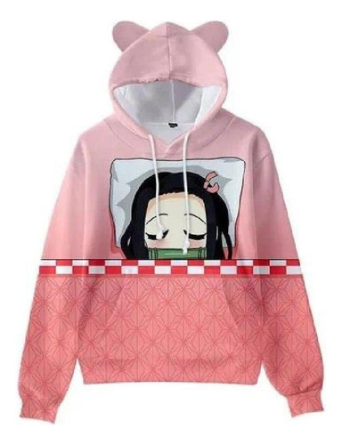 Sudadera Con Capucha Demon Slayer Anime Para Niños