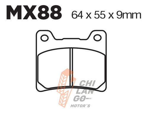 Balatas Tra. Yamaha Fzr 1000 Ex Up 89-90