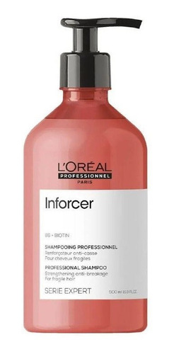 Shampoo Inforcer Para Cabellos Frágiles Loreal Pro 500 Ml