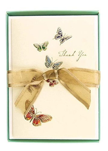 Caja Gráfica De Tarjetas De Agradecimiento, Mariposas