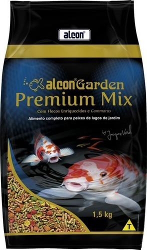 Ração Para Carpas Nishikigoi Alcon Garden Premium Mix 1,5kg