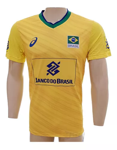 Camisa Asics Brasil Voleibol Cbv Jogo Sn Amr