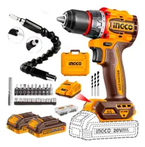 Comprar Taladro Percutor Inalámbrico 20v Brushless+ Extensor 21accs