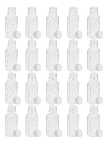 Botella De Jugo Transparente Desechable, 20 Unidades