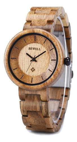 Bewell Relojes De Madera Para Mujer, Reloj De Madera Hecho A