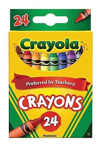 Dibujo - Lápices Crayola, Caja De 24, Ast