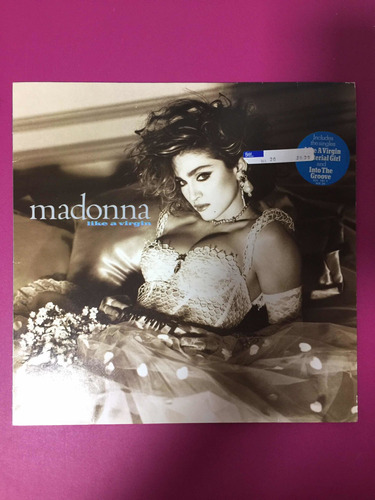 Lp Madonna Like A Virgin Alemão De Época C/sticker