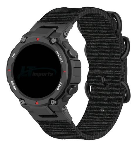 Pulseira Nylon Militar Compativel Com Amazfit T-rex Pro