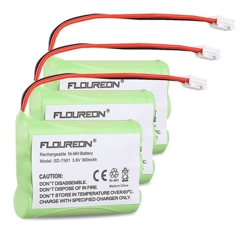 Floureon Bateria Para Telefono Inalambrico Recargable 5 89
