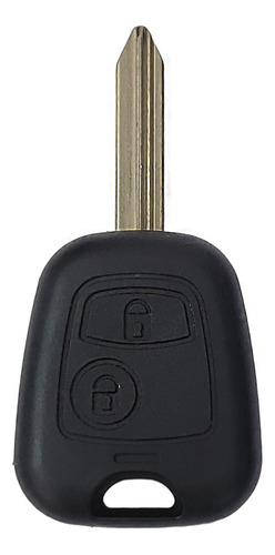 Carcasa Llave Sx9 Emisor 2 Botones Para Peugeot