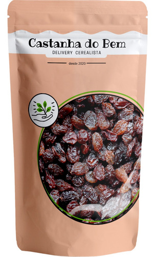 Uva Passa Preta Sem Semente - 1kg