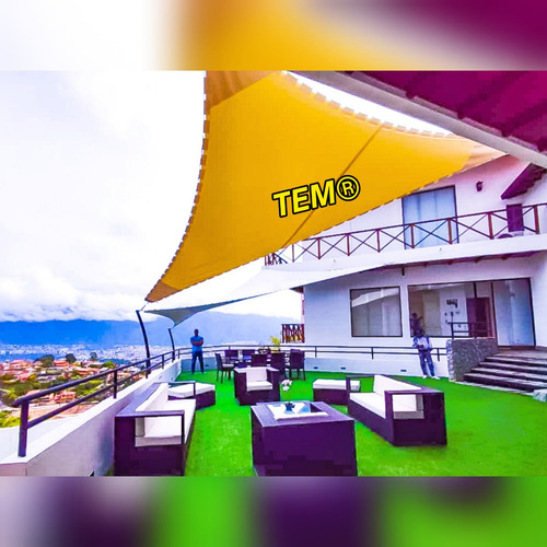 Imagen 5 de 8 de Toldo De Lona Tensados, Toldo Vela Para Piscinas, Terrazas