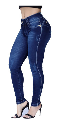 Calça Jeans Lycra Skinny Set For Bojo Modela Bumbum 01686