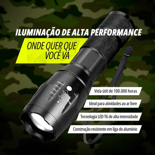 Lanterna Portatil Para Auto Defesa