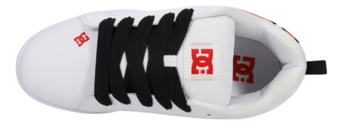 Tenis Dc Graffik | White Red
