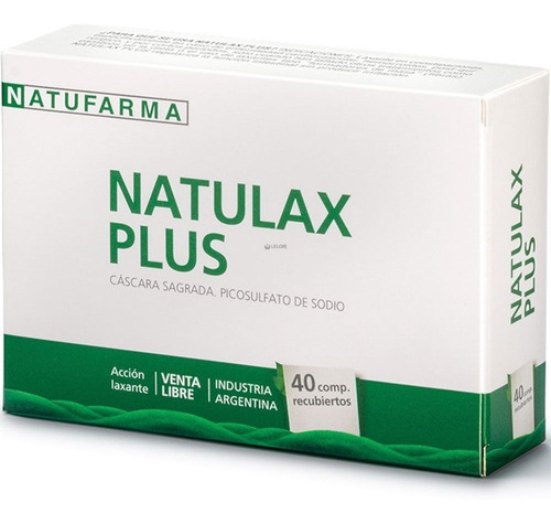Imagen 1 de 1 de Suplemento En Comprimidos Natufarma Natulax Plus Vegetal En Caja