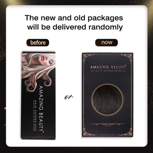 Extensiones Cabello Real 18in 50gr Marrón Ash Con Raíz Oscur