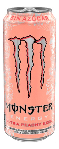 Enegrizante Monster Ultra Peachy Keen Importada 473 Ml