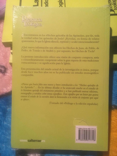 Libro Los Hechos Apócrifos De Los Apóstoles, Hans J. Klauck