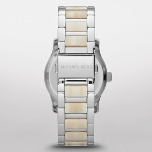 Relógio Michael Kors Mk5787 Orig Chron Anal Silver