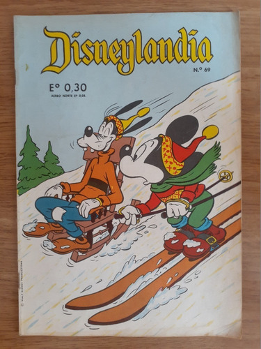 Cómic Disneylandia Año 2 Número 69 Editora Zig Zag 1964