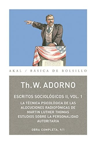 Escritos Sociológicos Ii Vol 1 Theodor W. Adorno Ed. Akal