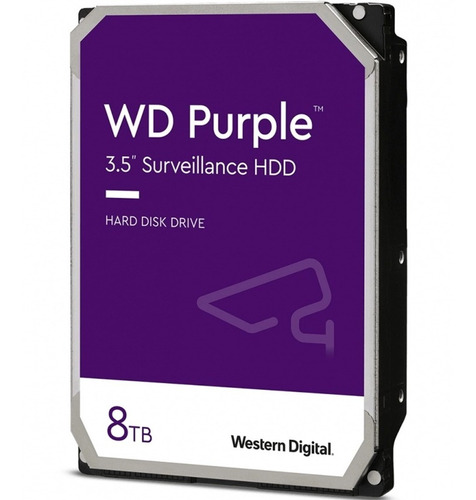 Imagen 1 de 3 de Disco Duro 8tb Western Digital Hdd Interno Videovigilancia
