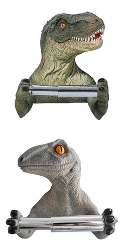 Organizador De Estante De Papel Higiénico De Dinosaurio Sin