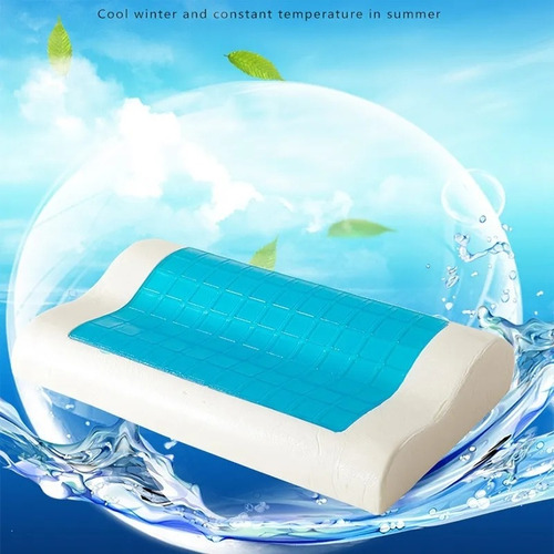 Almohada Ortopedica - Memory Foam, Con Gel Frio