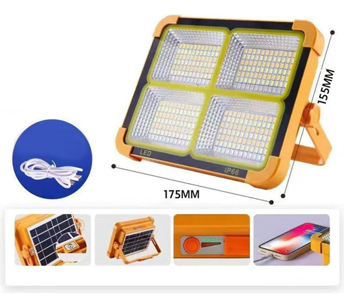 Para Luz Movida A Energia Solar Led Luz De 3000w