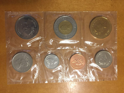 Can-s05 Set 7 Monedas Canada 1998 Prooflike Ayff (Usado)