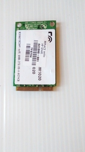 Tarjeta Wireless Wifi Hp Tx1000 N/p 441090-001 418572-001 (Usado)