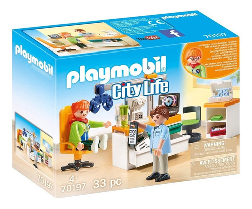 Playmobil Medico Oftamologo City Life Mt3 70197 Ttm